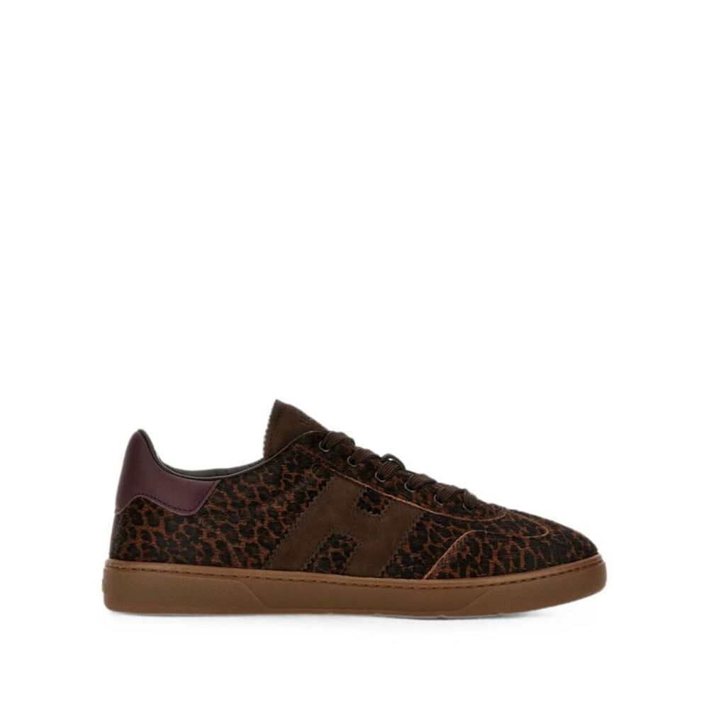 Hogan Women Hogan Cool Leopard-Print Calf Hair Sneakers